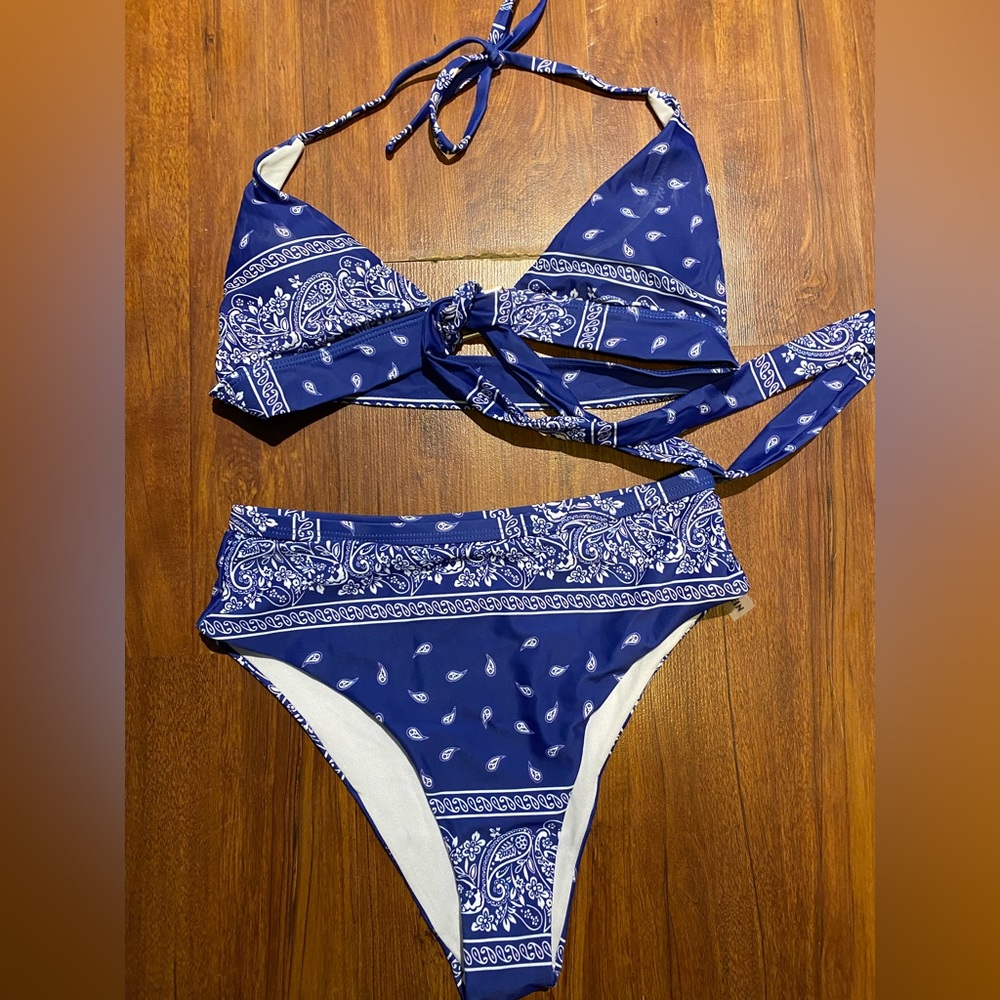 Paisley Two Piece Swimsuit